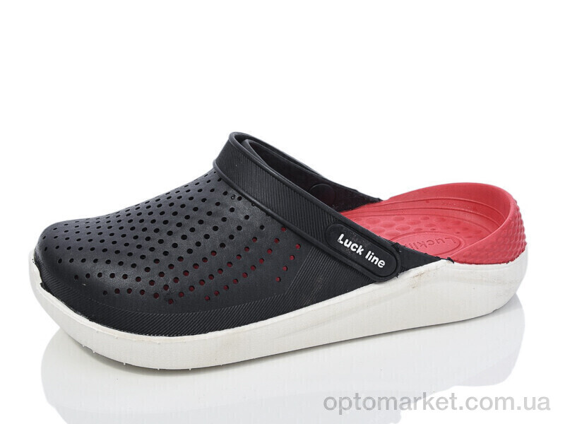 Купить Крокси жіночі 5117-360 Luck Line чорний, фото 1