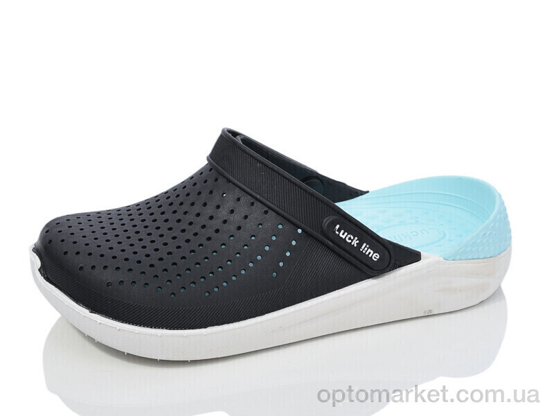 Купить Крокси жіночі 5117-385 Luck Line чорний, фото 1