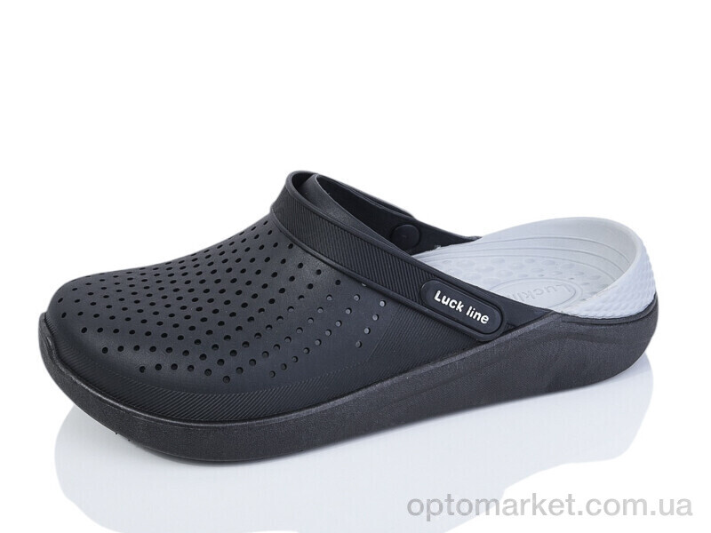 Купить Крокси чоловічі 5117-403 Luck Line чорний, фото 1