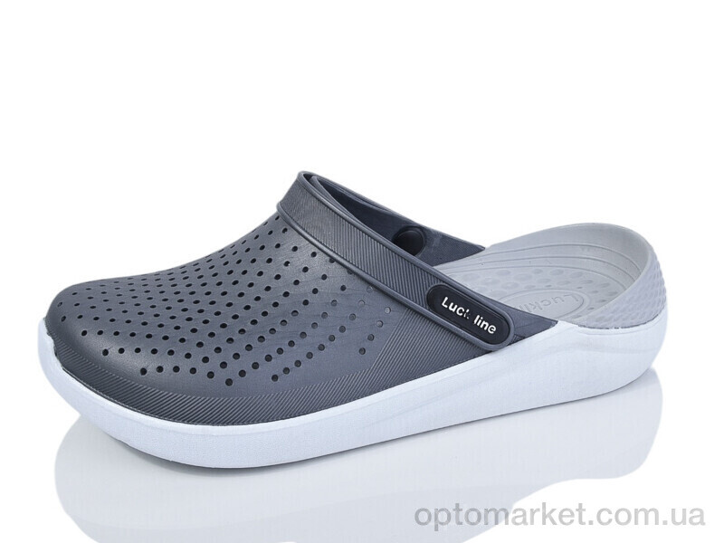 Купить Крокси чоловічі 5117-420 Luck Line сірий, фото 1