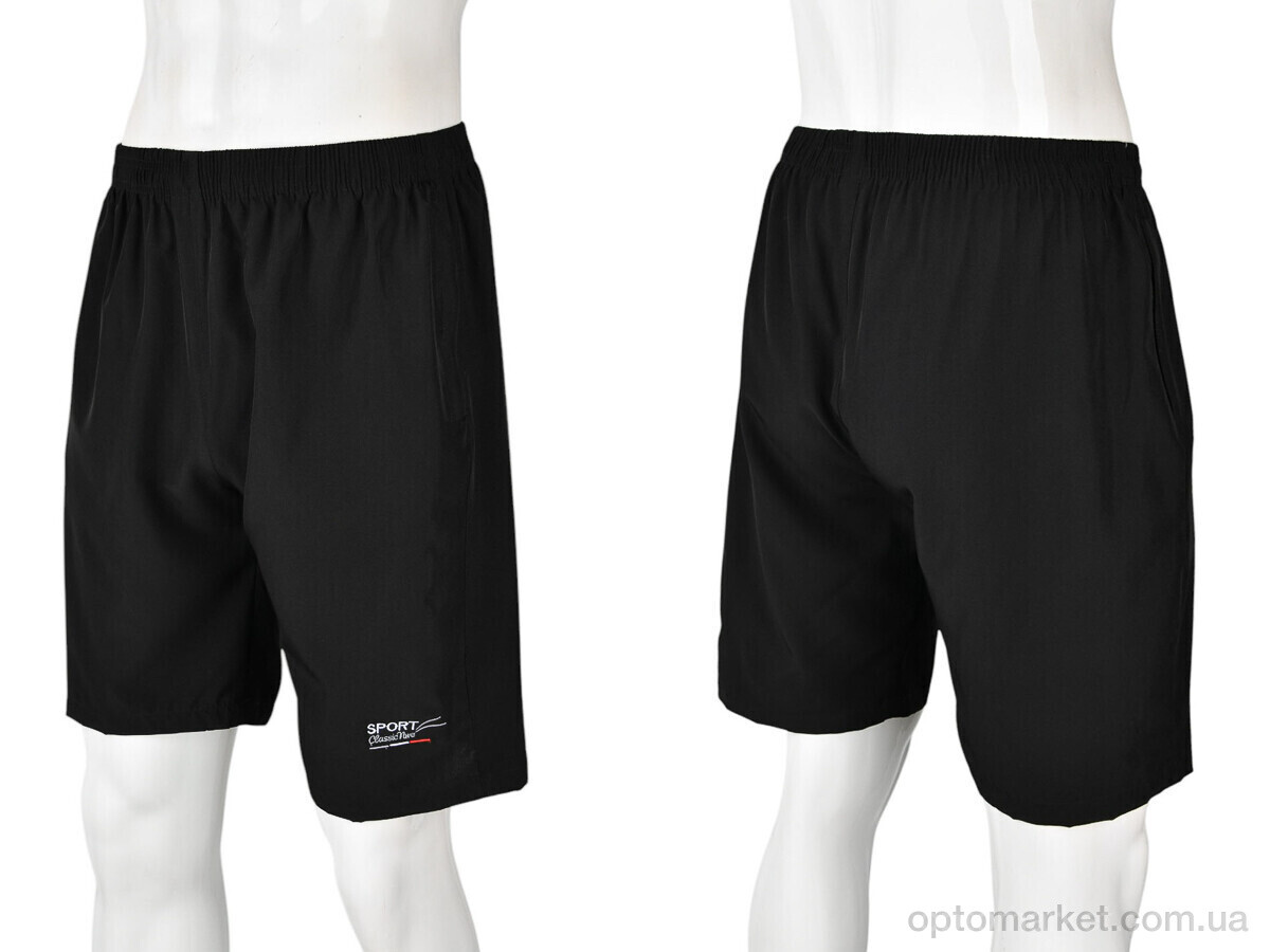 Купить Шорти чоловічі 513B black Хуа Фей чорний, фото 3