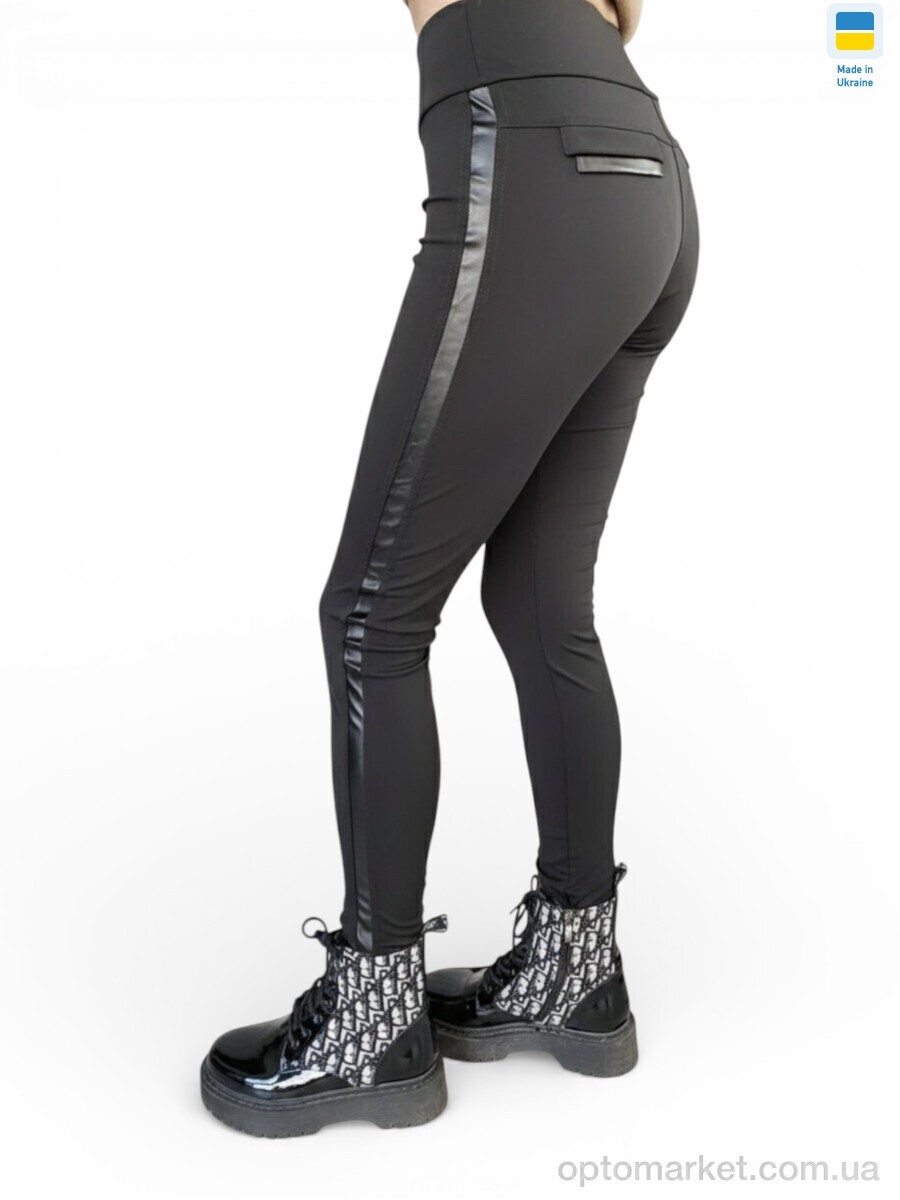 Купить Лосини жіночі 5146 чорний Sport style чорний, фото 1