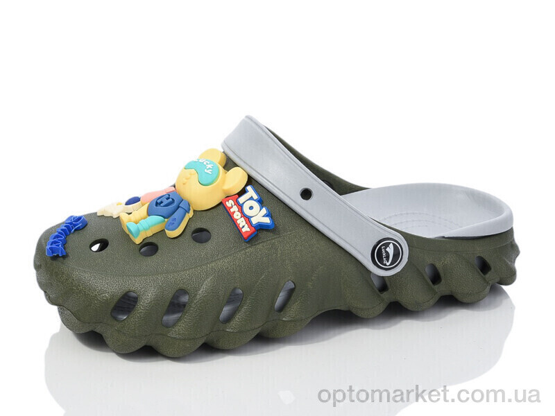 Купить Крокси чоловічі 5161-419 Luck Line хакі, фото 1