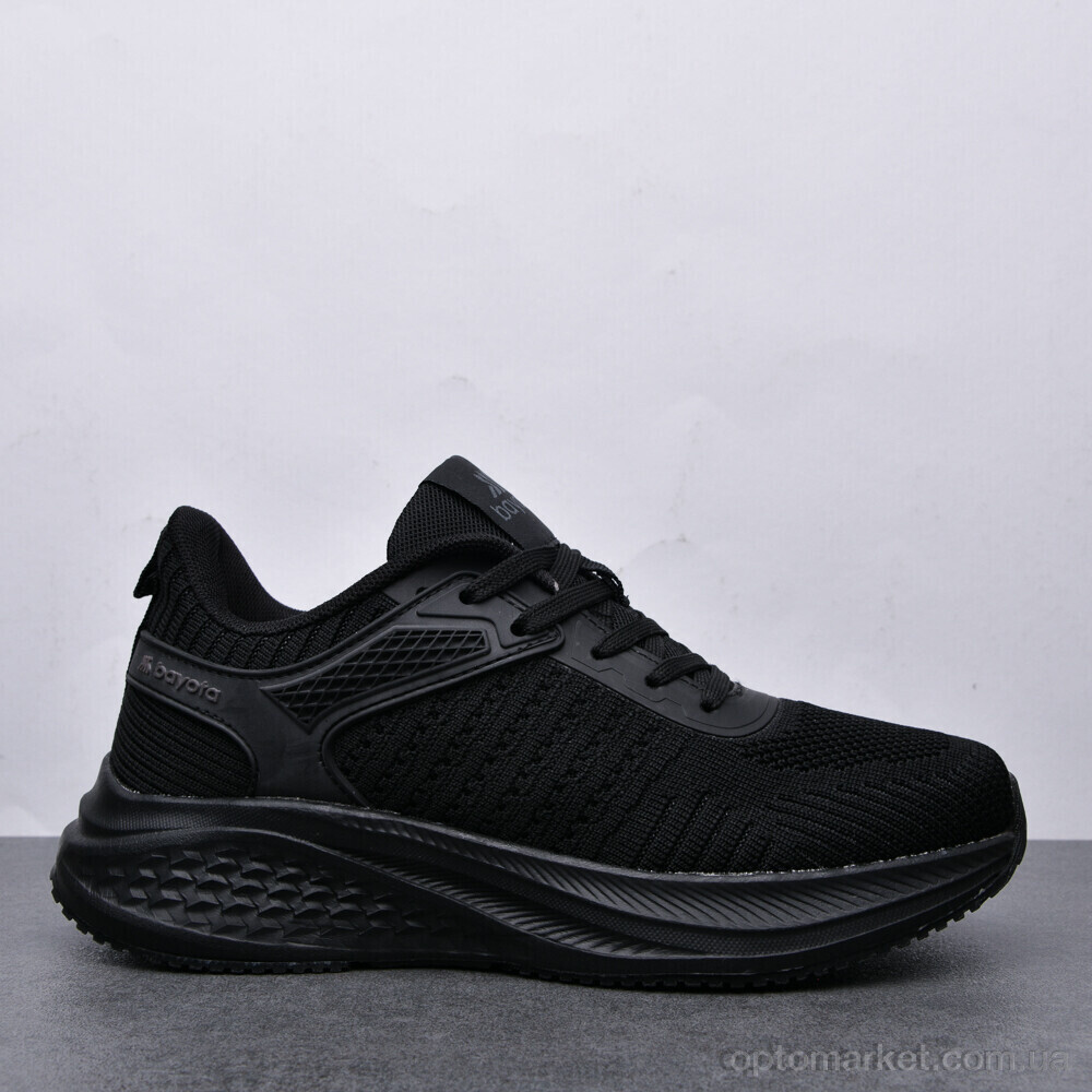 Купить Кросівки унісекс 5167-10 Bayota чорний, фото 2