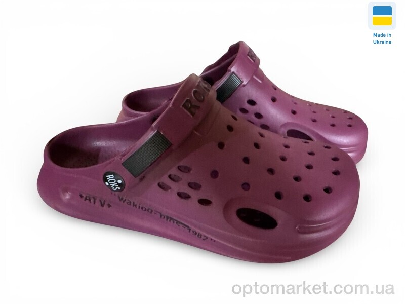 Купить Крокси жіночі 517-08 бордо Roksol бордовий, фото 1