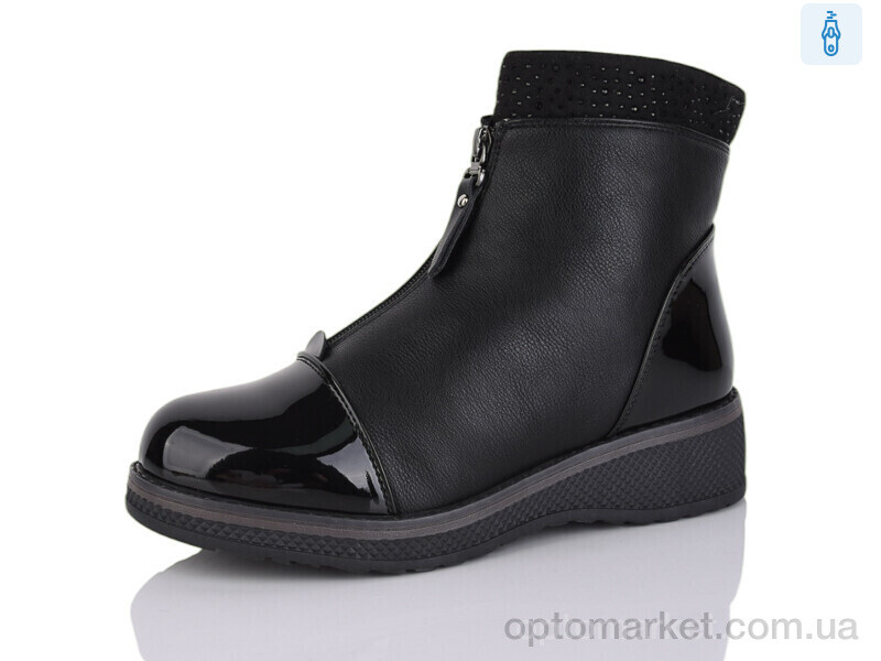 Купить Черевики жіночі 517 Aifeilin-Karco чорний, фото 1