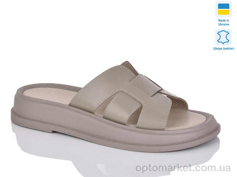 Купить Шльопанці жіночі 518 капучино к. Sali коричневий, фото 1