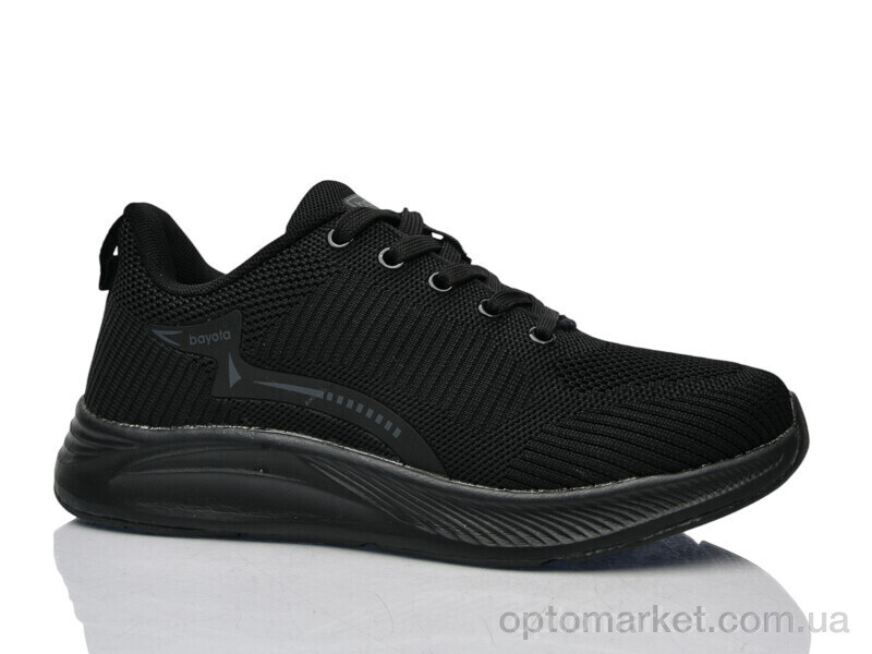 Купить Кросівки унісекс 5189-10 Bayota чорний, фото 1