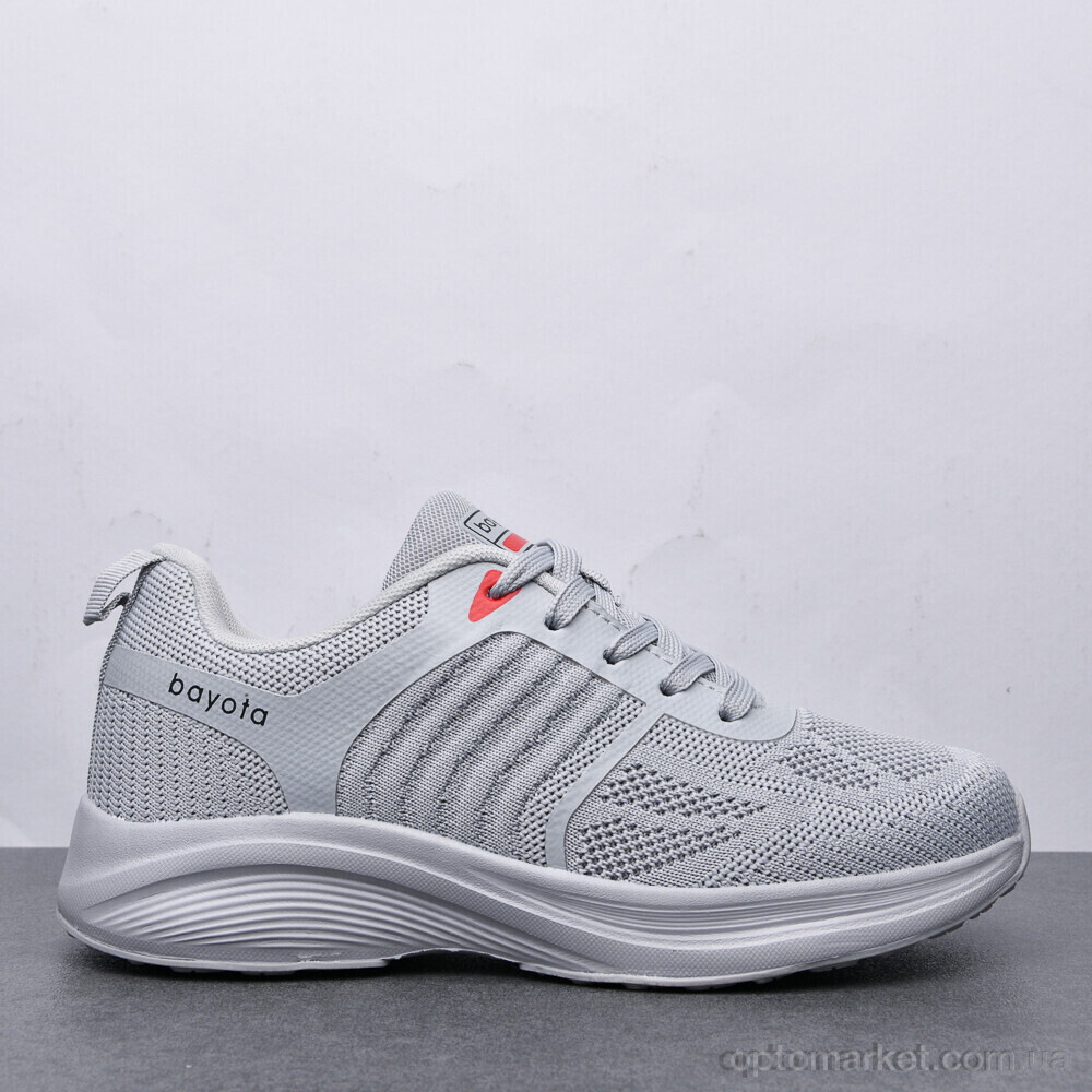 Купить Кросівки унісекс 5196-1 Bayota сірий, фото 2
