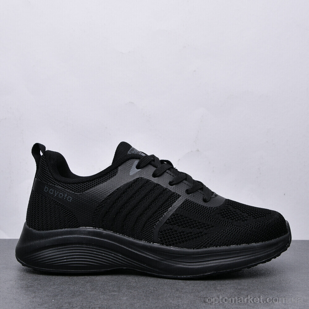 Купить Кросівки унісекс 5196-5 Bayota чорний, фото 2