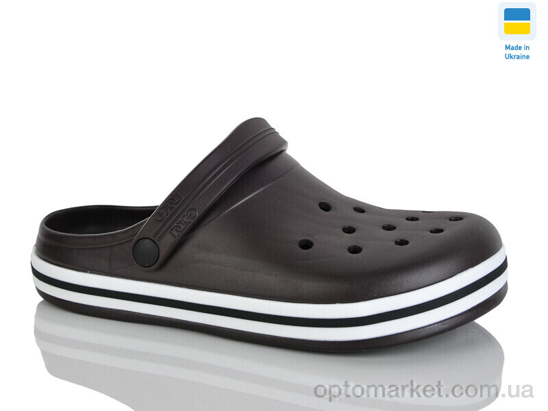 Купить Крокси чоловічі 520 шоколад Dago коричневий, фото 1