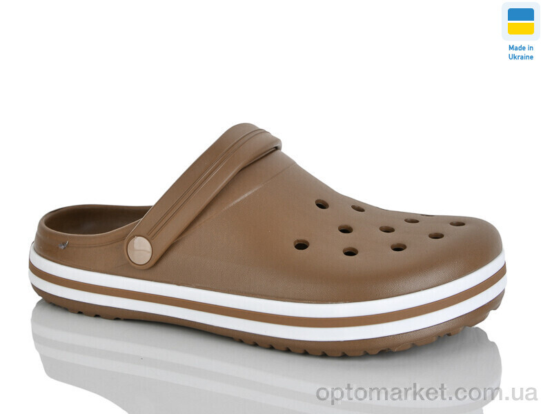 Купить Крокси чоловічі 5208 пісочний Dago коричневий, фото 1