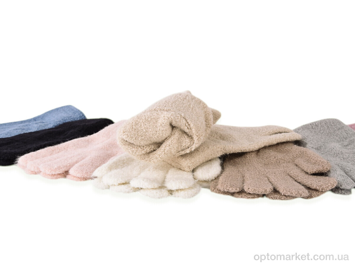 Купить Рукавиці дитячі 5209 (тедді) mix Anjela мікс, фото 2