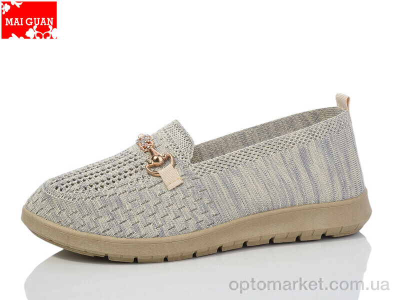 Купить Сліпони жіночі 522-6 Maiguan бежевий, фото 1