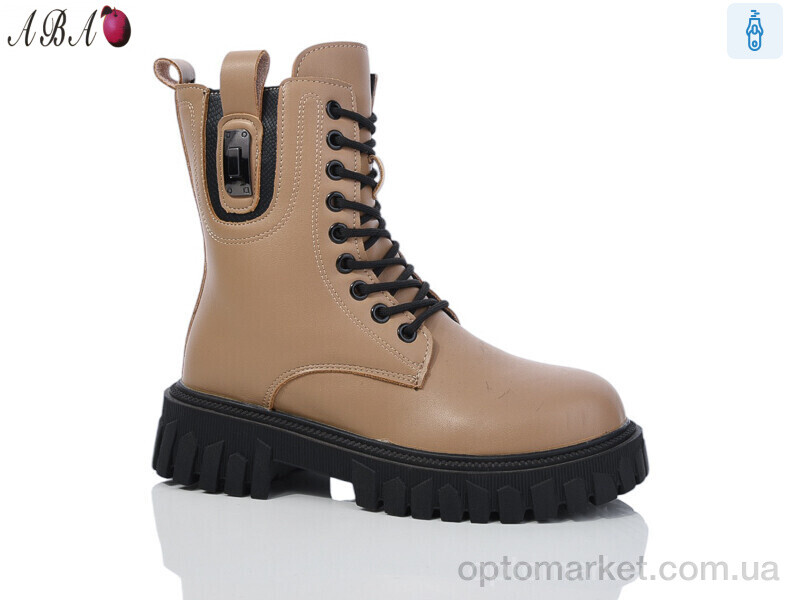 Купить Черевики жіночі 5223 khaki Aba коричневий, фото 1