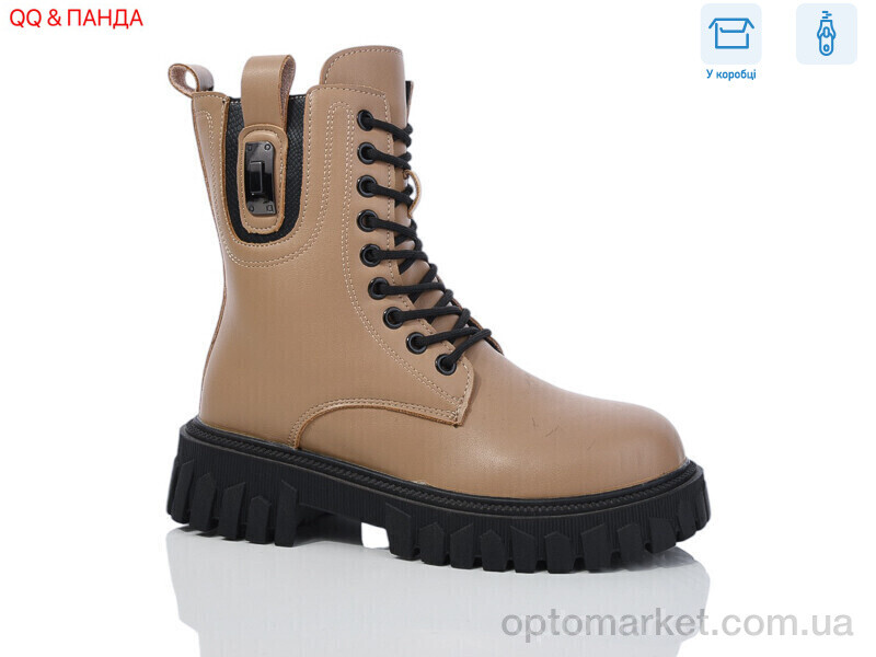 Купить Черевики жіночі 5223 khaki QQ&Панда коричневий, фото 1