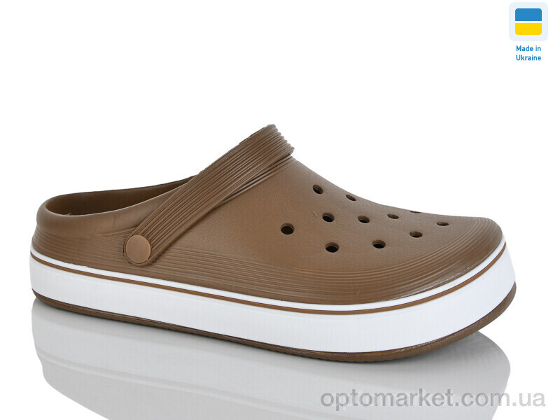Купить Крокси чоловічі 523 пісочний Dago коричневий, фото 1
