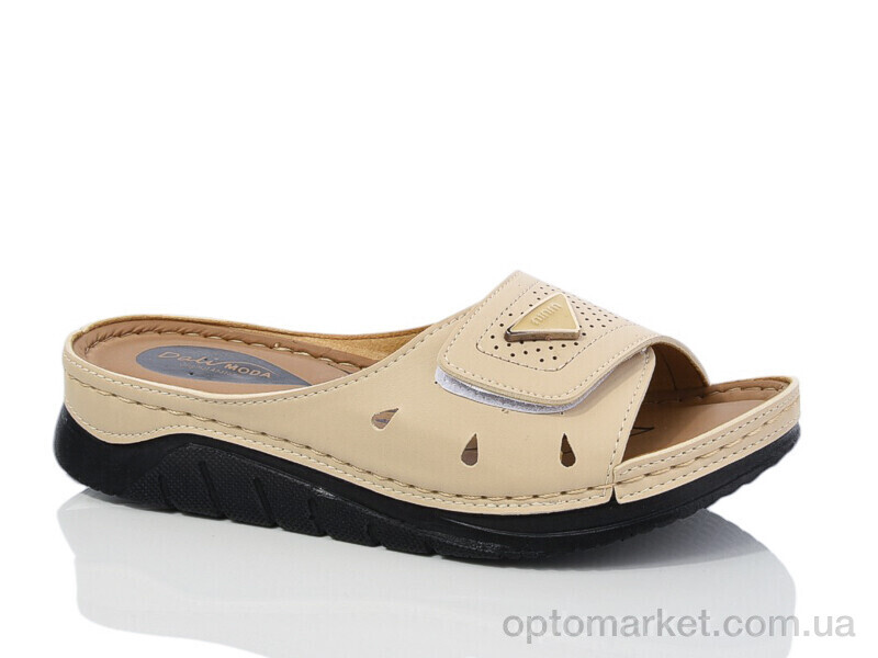 Купить Шльопанці жіночі 526 беж Dali Moda бежевий, фото 1