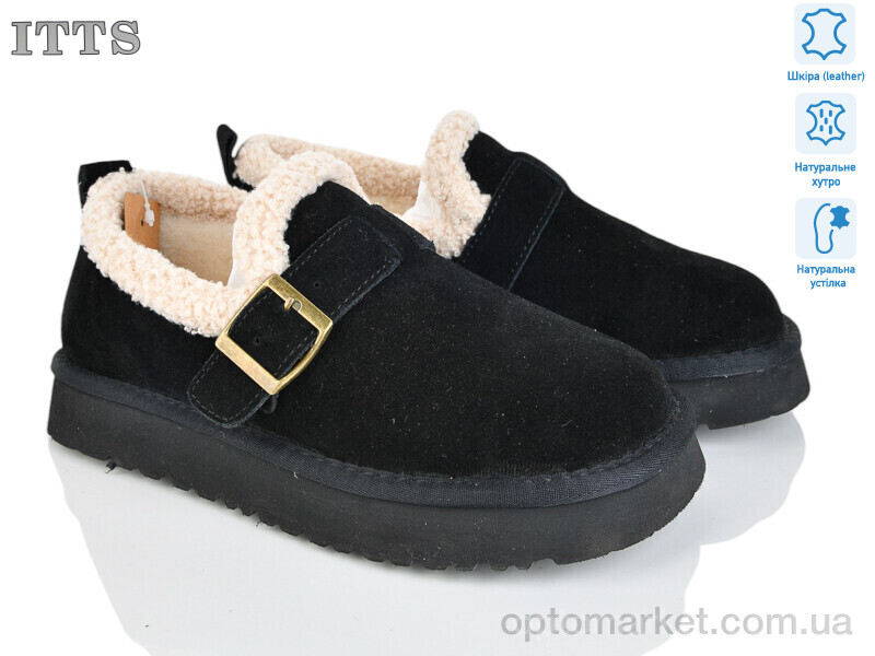 Купить Уги жіночі 5260-1A ITTS чорний, фото 1