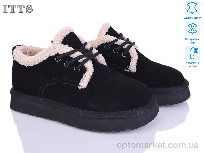 Купить Кросівки жіночі 5261-1A ITTS чорний, фото 1