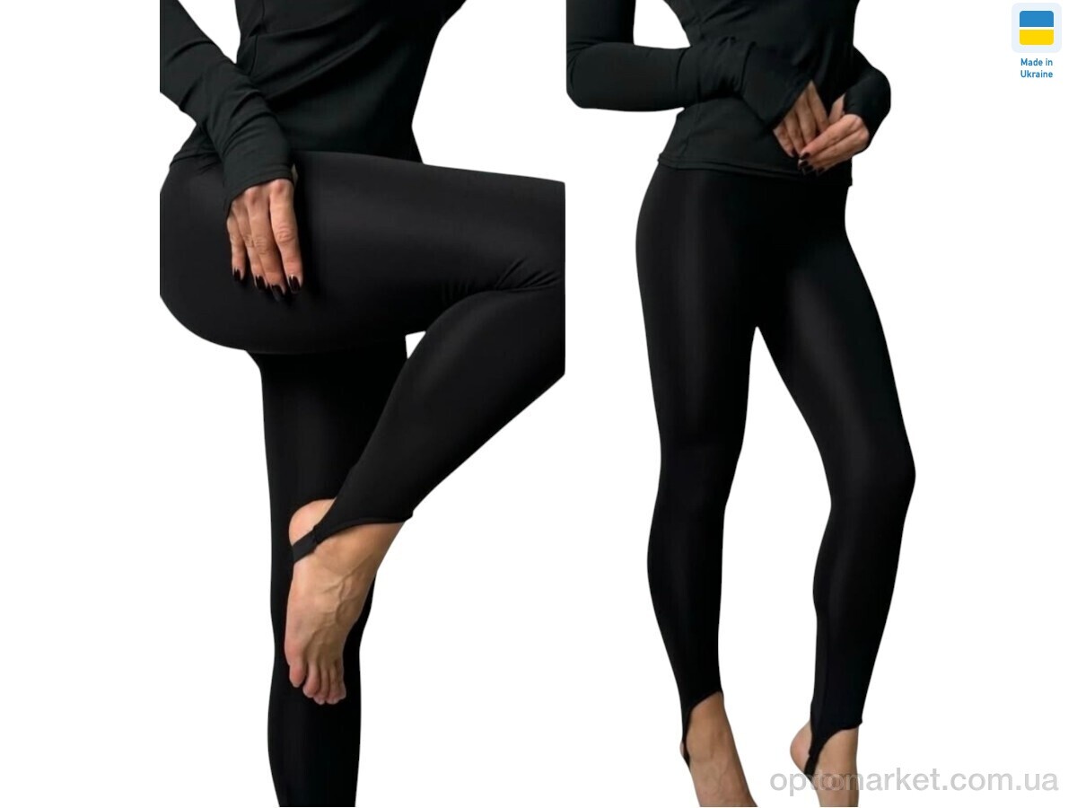 Купить Лосини жіночі 5262 чорний Sport style чорний, фото 1