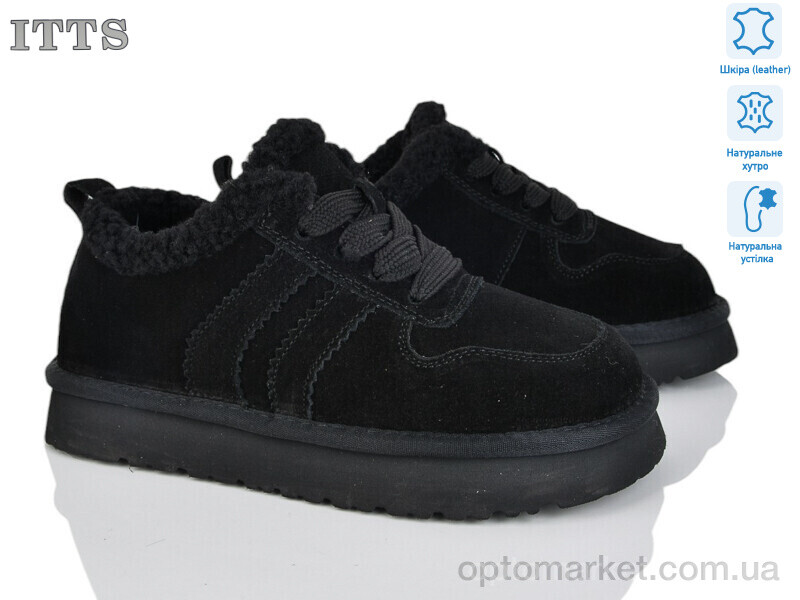 Купить Кросівки жіночі 5266-1 ITTS чорний, фото 1