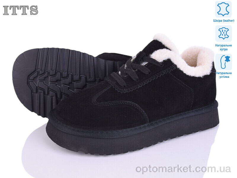Купить Кросівки жіночі 5267-1A ITTS чорний, фото 1