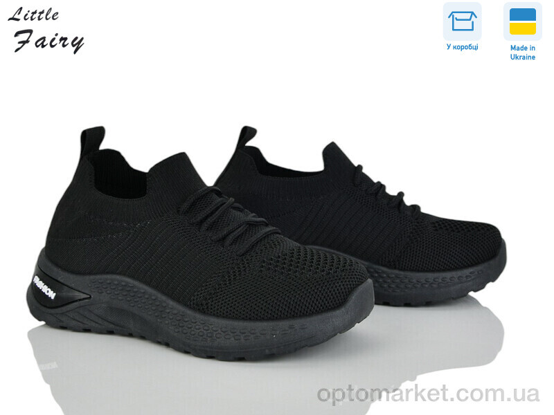 Купить Кросівки дитячі 528-1 L.Fairy чорний, фото 1
