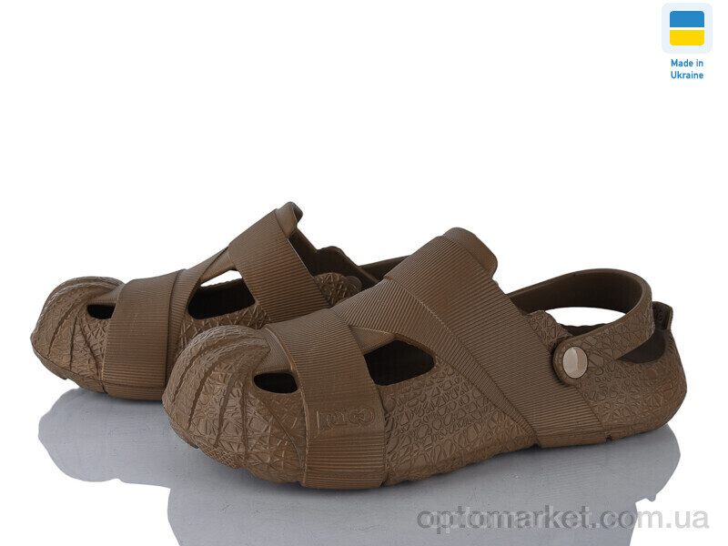 Купить Крокси чоловічі 528 коричневий Dago коричневий, фото 1