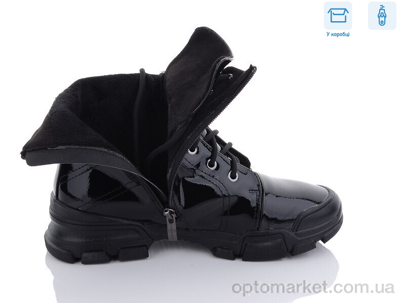 Купить Черевики жіночі 53-160-42 Lilin shoes чорний, фото 2