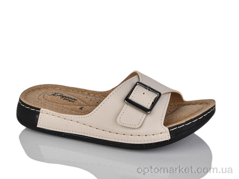 Купить Шльопанці жіночі 5300 бежевий Elegance бежевий, фото 1