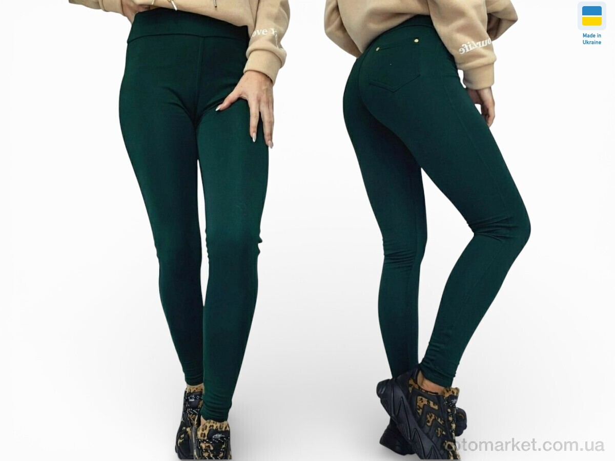 Купить Лосини жіночі 531 бутилка Sport style зелений, фото 1