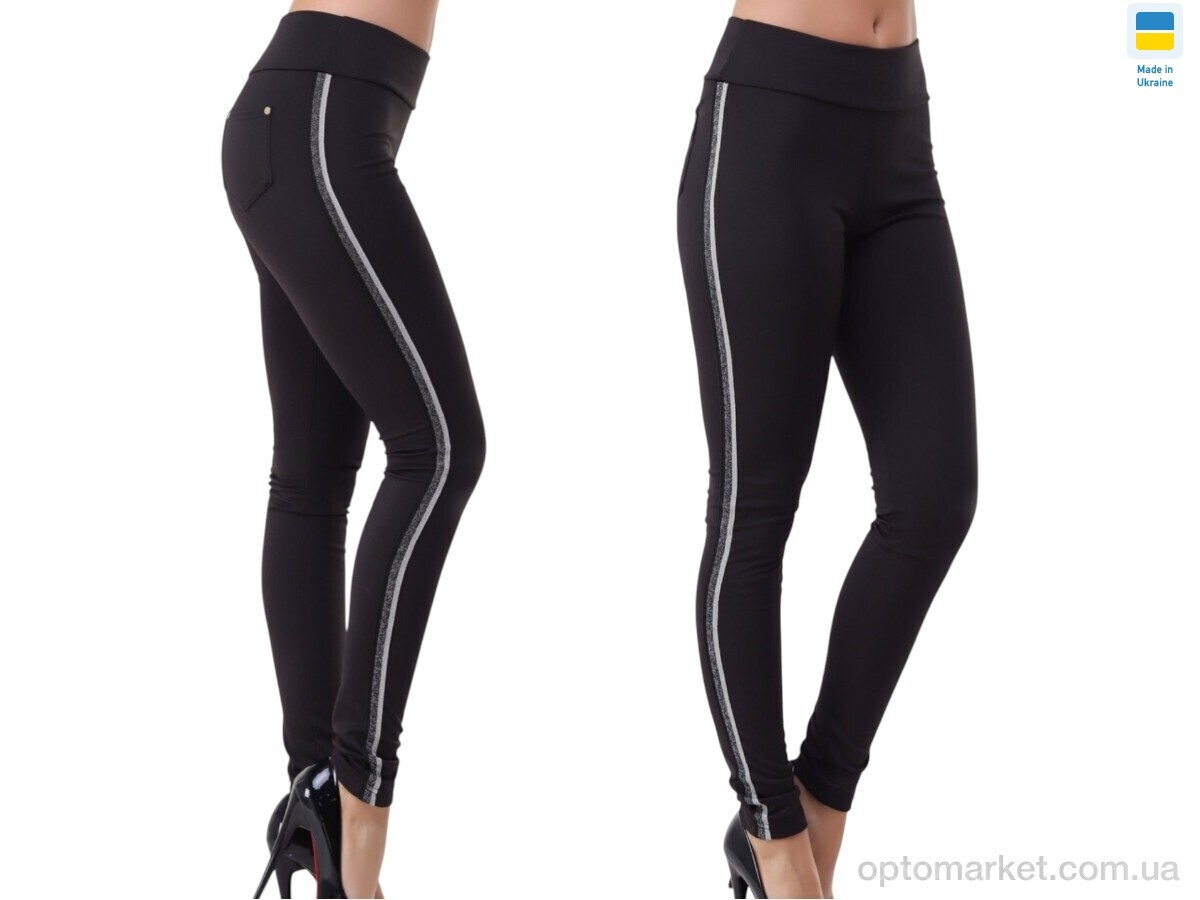 Купить Лосини жіночі 5320-1 чорний Sport style чорний, фото 1