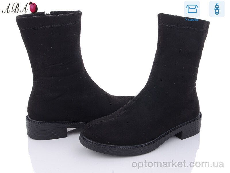 Купить Черевики жіночі 537-1-1 Aba чорний, фото 1