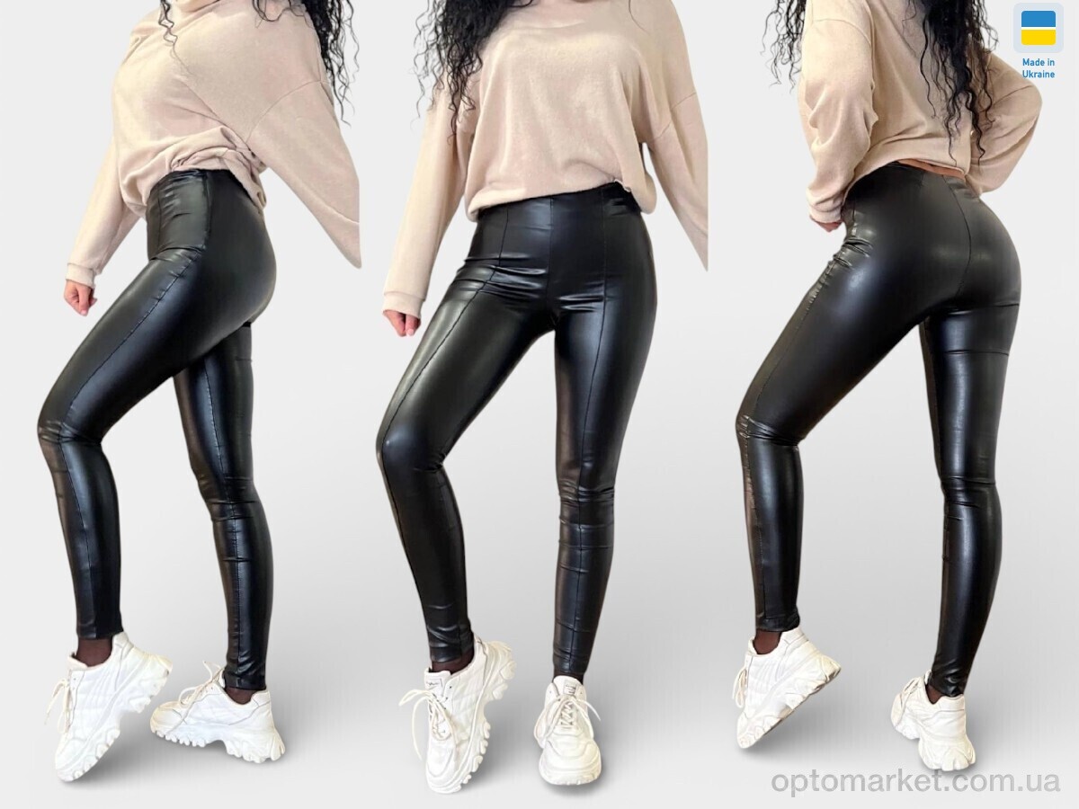 Купить Лосини жіночі 5398 чорний Sport style чорний, фото 1