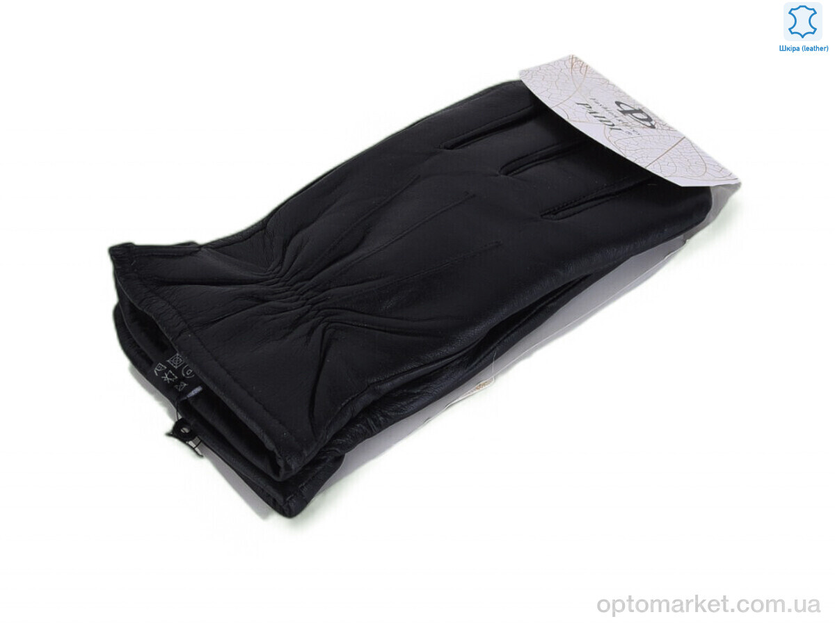 Купить Рукавички чоловічі 54-4 black Paidi чорний, фото 1