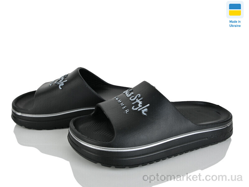 Купить Шльопанці жіночі 540-010 чорний Roks чорний, фото 1