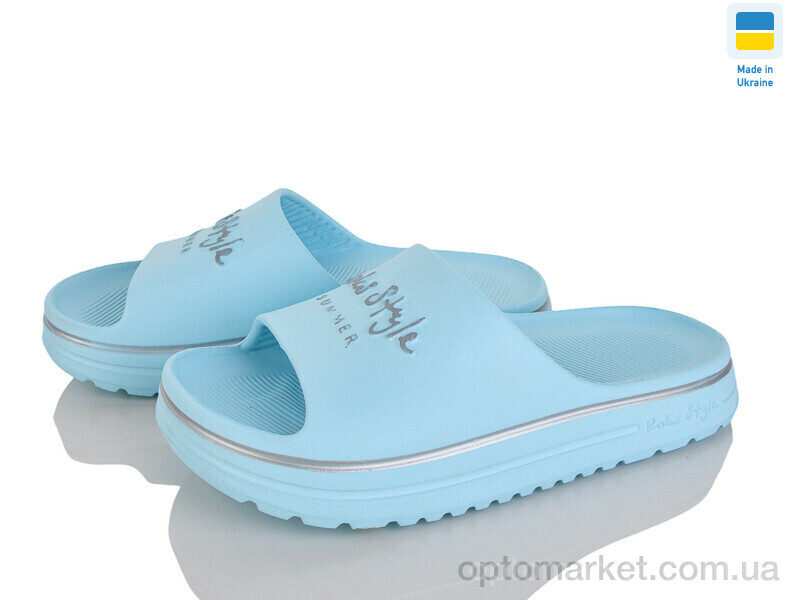 Купить Шльопанці жіночі 540-011 блакитний Roks блакитний, фото 1