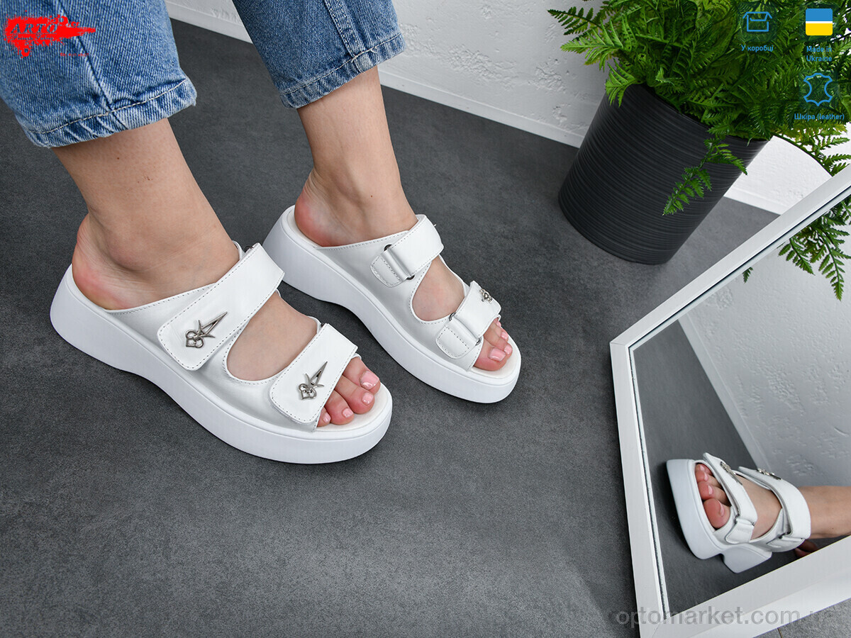 Купить Босоніжки жіночі 540 білий к. ARTO білий, фото 3