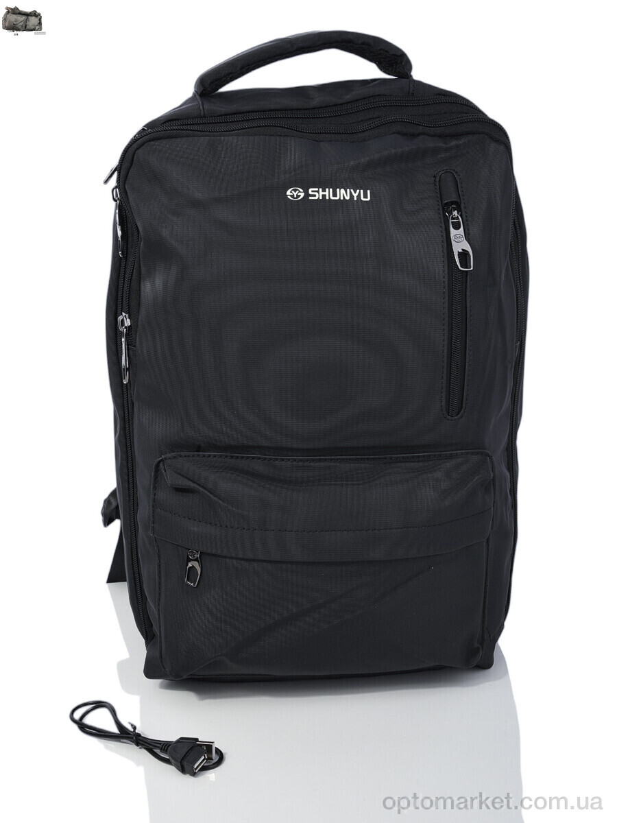 Купить Рюкзак унісекс 5402 black Jomolanma чорний, фото 1