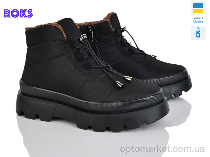 Купить Черевики жіночі 5403 чхк Roks чорний, фото 1