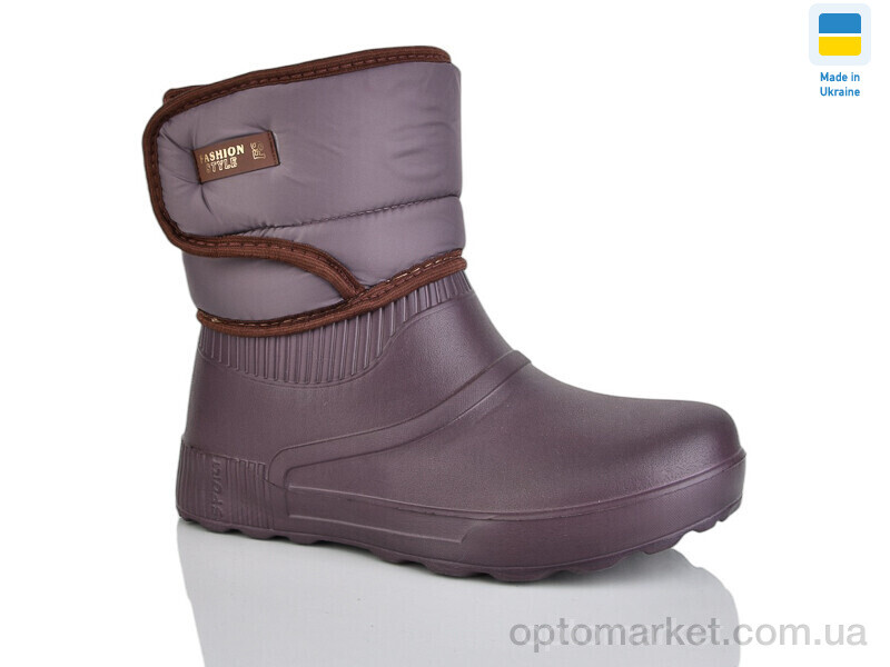 Купить Чоботи з піни жіночі 543 коричневий Olimp коричневий, фото 1