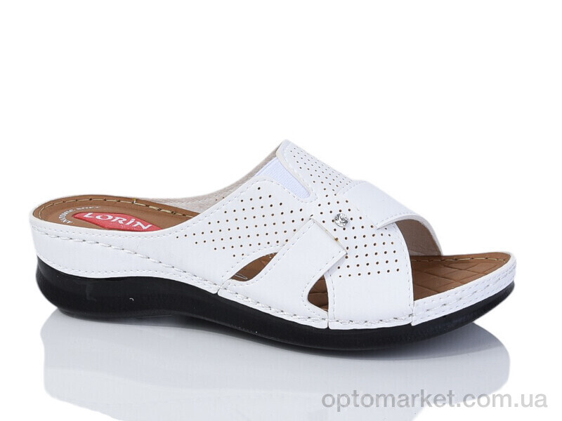 Купить Шльопанці жіночі 5430 білий Lorin білий, фото 1