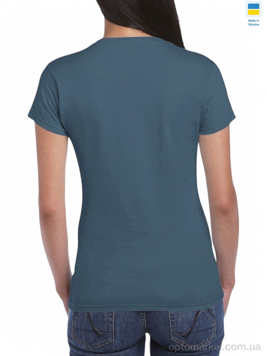 Купить Футболка жіночі 5430 green Gildan зелений, фото 2