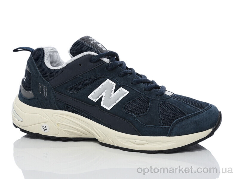 Купить Кросівки чоловічі 5465-3 N.w balance синій, фото 2