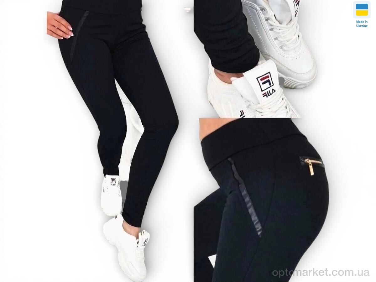 Купить Лосини жіночі 548 чорний Sport style чорний, фото 1