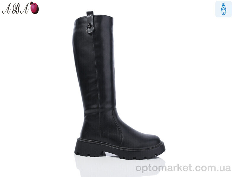 Купить Чоботи жіночі 55-5 Aba чорний, фото 1