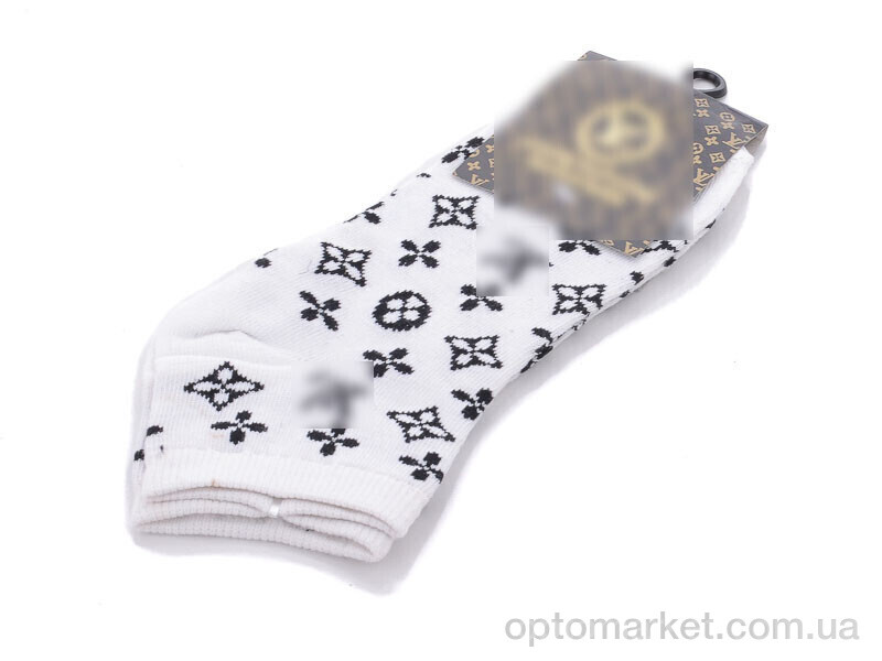 Купить Шкарпетки жіночі 550 L.uis Vuitton білий, фото 1