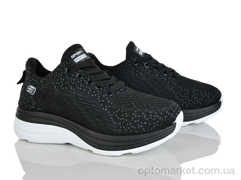 Купить Кросівки жіночі 553-1 L.B. чорний, фото 1