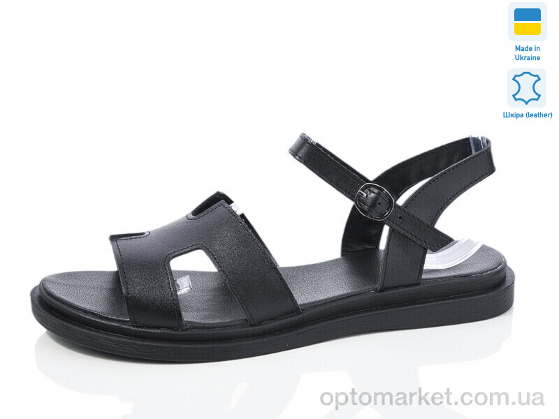 Купить Босоніжки жіночі 56 чорний к. батал Sali чорний, фото 1